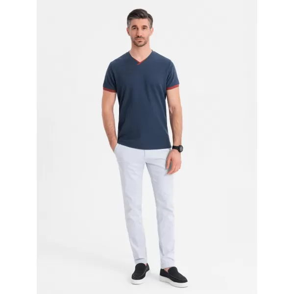  Hemd OMBRE OM-TSCT-0198 MARINEBLAU 