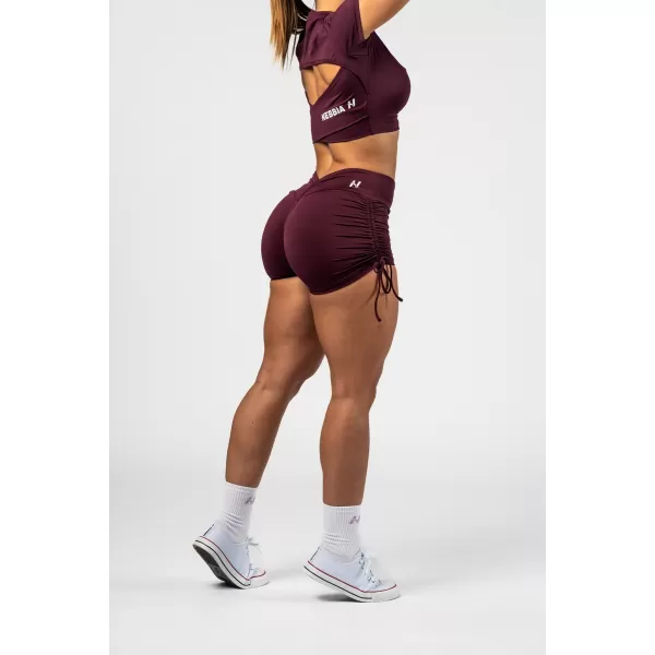  Push-up-Shorts mit Schnürung STRONG BEAUTY 429 DARK RED Nebbia 