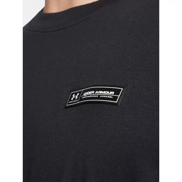  Herren-T-Shirt UNDER ARMOUR HW ARMOUR LABEL SS 1382831-001 SCHWARZ 