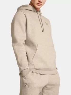Herren-Sweatshirt UNDER ARMOUR ESSENTIAL FLEECE HOODIE 1373880-203 BRAUN