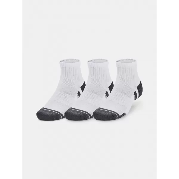  Socken UNDER ARMOUR PERFORMANCE COTTON 3P QTR 1379528-100 WEIß 