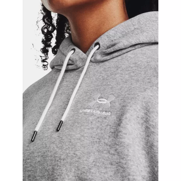  Damen-Sweatshirt UNDER ARMOUR ESSENTIAL FLC OS HOODIE 1379495-012 GRAU 