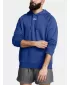 Herren-Sweatshirt UNDER ARMOUR RIVAL FLEECE HOODIE 1379757-432 BLAU