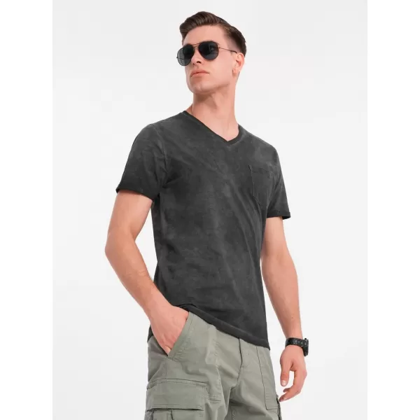 Hemd OMBRE OM-TSWT-0242 SCHWARZ 