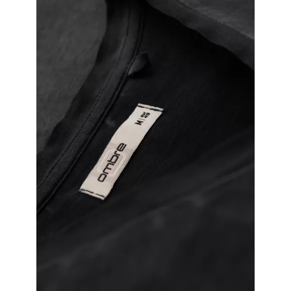  Hemd OMBRE OM-TSWT-0242 SCHWARZ 