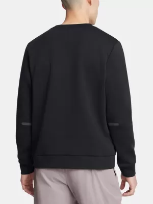Herren-Sweatshirt UNDER ARMOUR UNSTOPPABLE FLC CREW EU 1389351-001 SCHWARZ