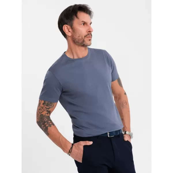  Hemd OMBRE OM-TSBS-0236 BLAUER DENIM 