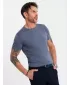 Hemd OMBRE OM-TSBS-0236 BLAUER DENIM