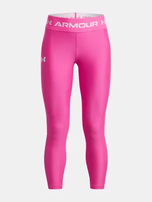 Leggings für Mädchen UNDER ARMOUR ARMOUR ANKLE CROP 1373950-652 ROSA