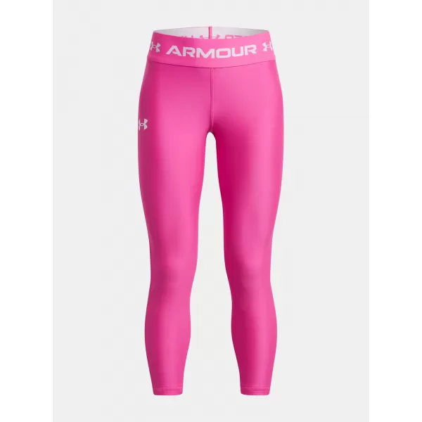  Leggings für Mädchen UNDER ARMOUR ARMOUR ANKLE CROP 1373950-652 ROSA 