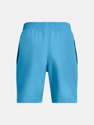 Shorts für Jungen UNDER ARMOUR TECH WOVEN WORDMARK SHORT 1383341-452 BLAU