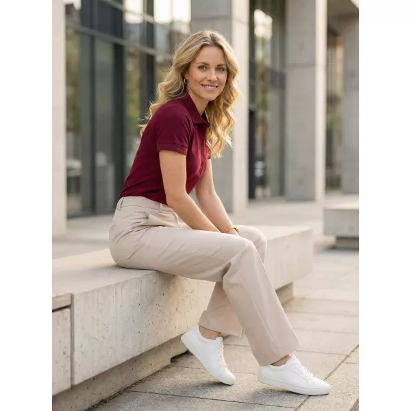  Frauen t -Shirt mit Kragen ALTISPORT NoPrint NP/ALW012 GRANAT 