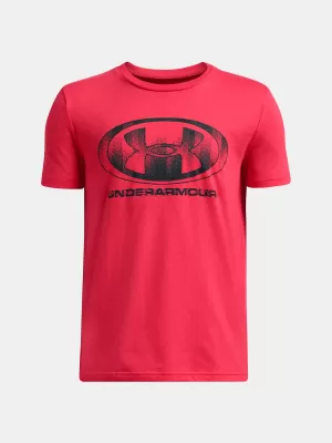 T-Shirt für Jungen UNDER ARMOUR B GLITCH LOCKERTAG SS 1386833-989 ROT