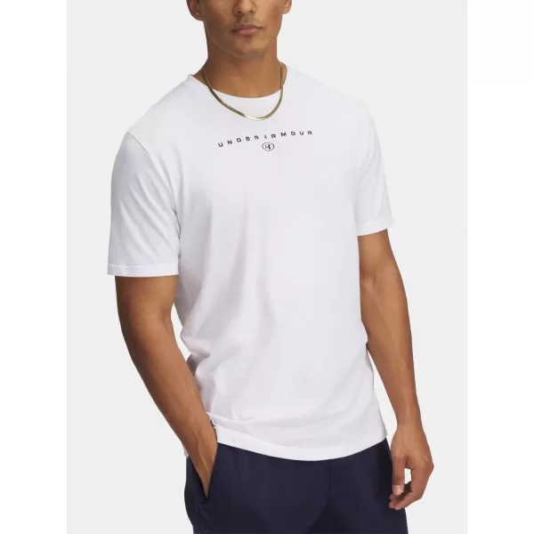  Herren-T-Shirt UNDER ARMOUR M STACKED LOGO SS 6000211-100 WEIß 
