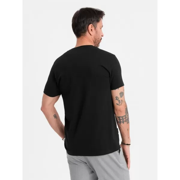  Hemd OMBRE OM-TSBS-0237 SCHWARZ 