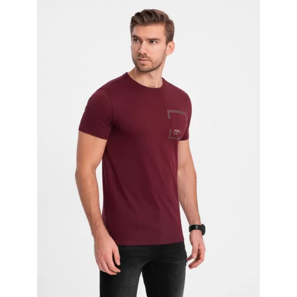  Hemd OMBRE OM-TSPT-0154 KASTANIENBRAUN 