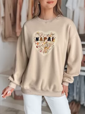 Damen Sweatshirt DSTREET SERDUCHOVA BY1442 BEIGE