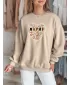 Damen Sweatshirt DSTREET SERDUCHOVA BY1442 BEIGE