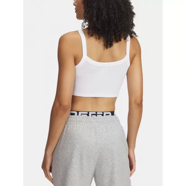  Damen-Tanktop UNDER ARMOUR RIVAL RIB BABY TANK 6000265-100 WEIß 