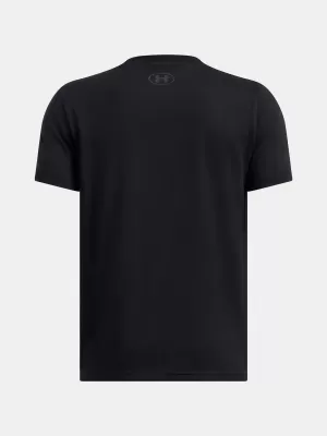 T-Shirt für Jungen UNDER ARMOUR B BOXED SPORTS UPDATE SS 1388672-001 SCHWARZ