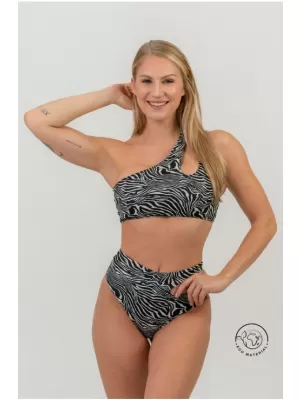 SÃO GONÇALO Bikinioberteil – Zebra 764 WHITE Nebbia
