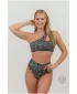 SÃO GONÇALO Bikinioberteil – Zebra 764 WHITE Nebbia