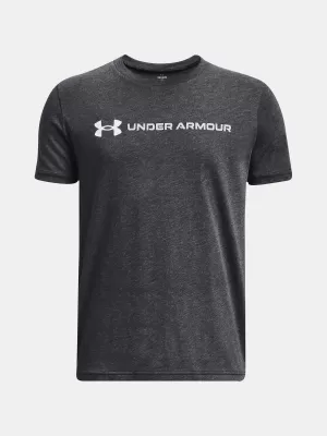 T-Shirt für Jungen UNDER ARMOUR B LOGO WORDMARK SS 1380747-001 SCHWARZ