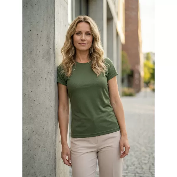  Funktions-T-Shirt für Damen ALTISPORT NoPrint NP/ALW041 KHAKI 