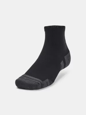 Socken UNDER ARMOUR PERFORMANCE TECH QTR (3 PÁRY) 1379510-001 SCHWARZ