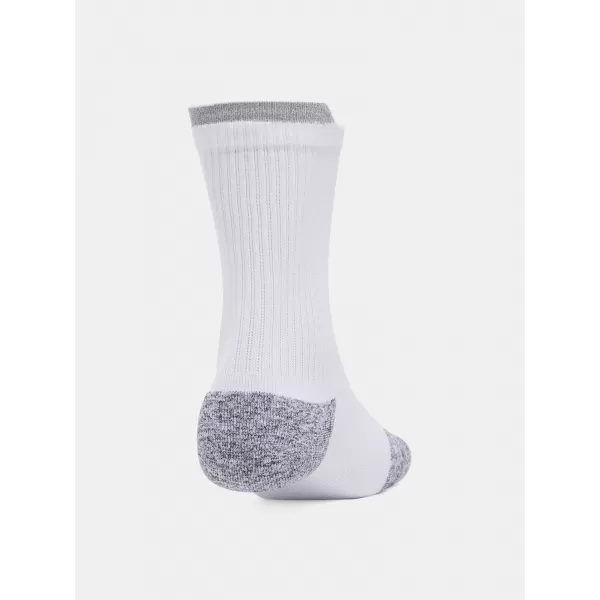  Socken UNDER ARMOUR AD RUN CUSHION CREW (3 PÁRY) 1387043-101 WEIß 