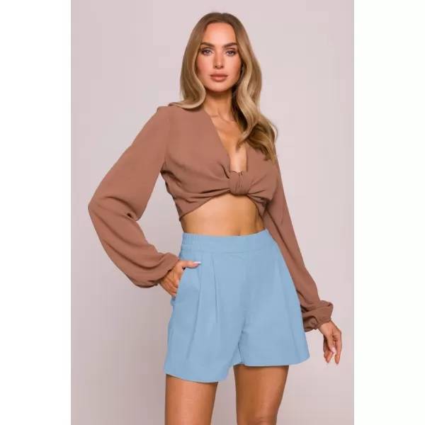  Damen-Shorts MOE M860 HELLBLAU 