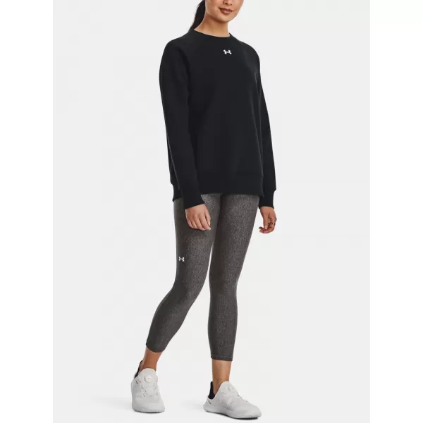  Damen-Sweatshirt UNDER ARMOUR RIVAL FLEECE CREW 1379508-001 SCHWARZ 