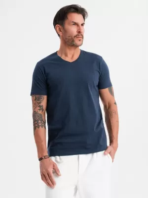Hemd OMBRE OM-TSBS-0237 MARINEBLAU