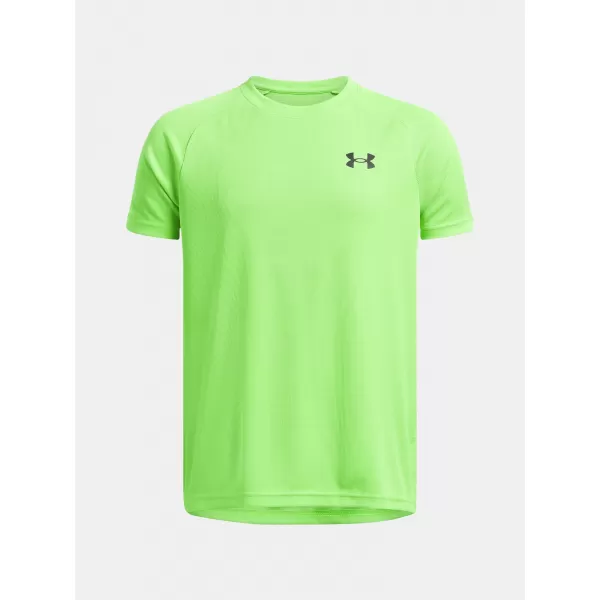  T-Shirt für Jungen UNDER ARMOUR TECH TEXTURED SS 1382790-362 GRÜN 