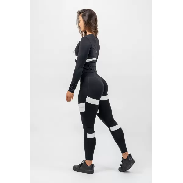  Leggings mit hoher Taille TRUE HERO 244 BLACK Nebbia 