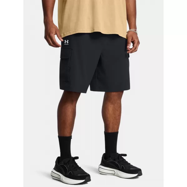  Herrenshorts UNDER ARMOUR VIBE WOVEN CARGO SHORT 1386560-001 SCHWARZ 