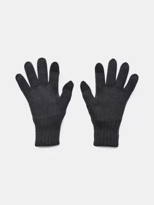 Herrenhandschuhe UNDER ARMOUR HALFTIME WOOL GLOVE 1378755-001 SCHWARZ