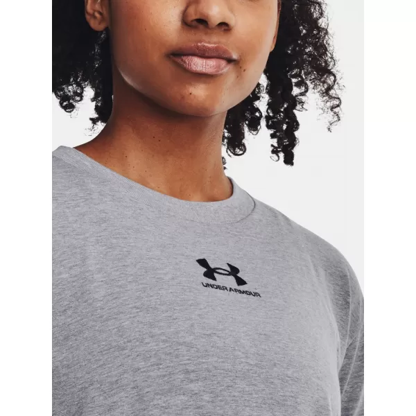  Damen-T-Shirt UNDER ARMOUR W EXTENDED SS NEW 1383429-035 GRAU 