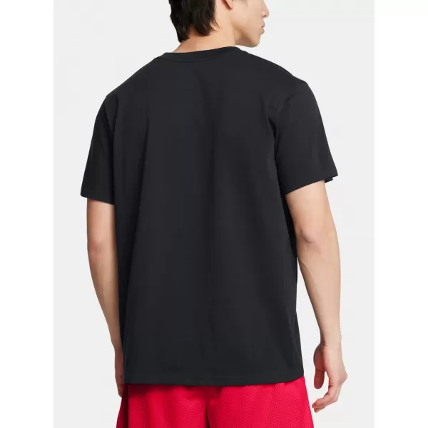  Herren-T-Shirt UNDER ARMOUR HW ARMOUR LABEL SS 1382831-001 SCHWARZ 