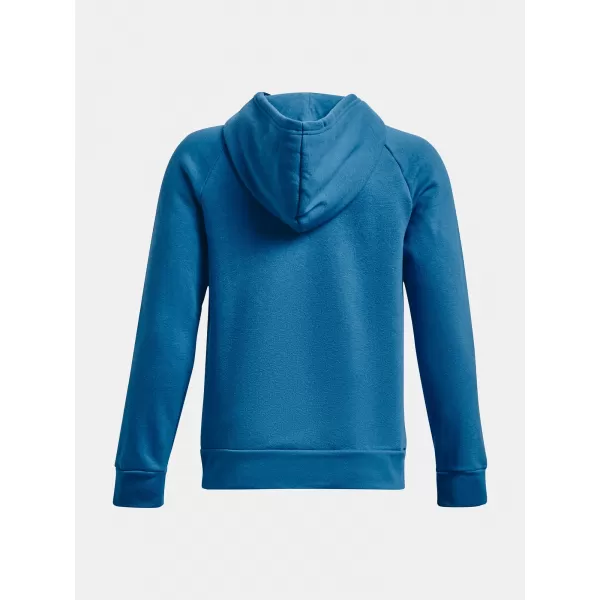  Jungen-Sweatshirt UNDER ARMOUR RIVAL FLEECE HOODIE 1379792-466 BLAU 