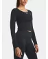 Damen-T-Shirt UNDER ARMOUR TRAIN SEAMLESS LS 1379150-001 SCHWARZ