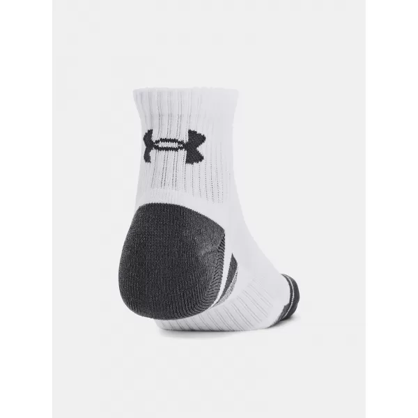  Socken UNDER ARMOUR PERFORMANCE COTTON 3P QTR 1379528-100 WEIß 