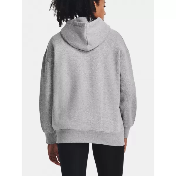  Damen-Sweatshirt UNDER ARMOUR ESSENTIAL FLC OS HOODIE 1379495-012 GRAU 