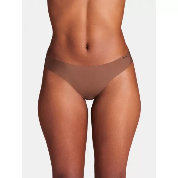  Damen-Tanga UNDER ARMOUR PURE STRETCH NS THONG 1383893-625 BRAUN 