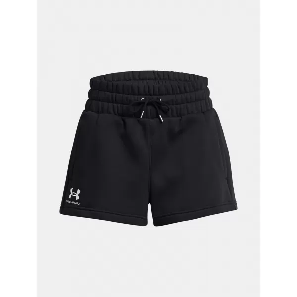  Damen-Shorts UNDER ARMOUR ICON FLEECE BOXER SHORTS 1382725-001 SCHWARZ 