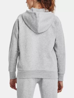 Damen-Sweatshirt UNDER ARMOUR RIVAL FLEECE FZ HOODIE 1379497-012 GRAU