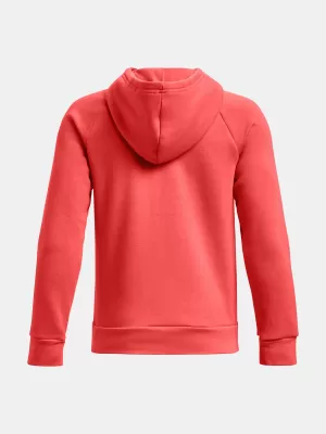 Jungen-Sweatshirt UNDER ARMOUR RIVAL FLEECE BL HOODIE 1379791-690 ROT