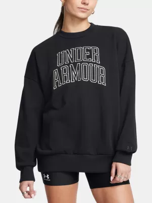 Damen-Sweatshirt UNDER ARMOUR ICON HWT TERRY OS CREW 1386493-001 SCHWARZ