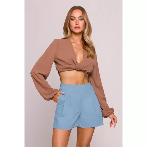  Damen-Shorts MOE M860 HELLBLAU 