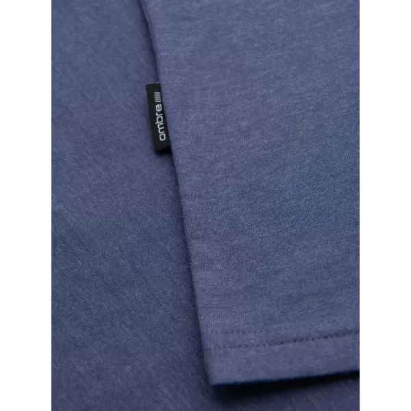  Hemd OMBRE OM-TSBS-0237 BLAUE MELANGE 